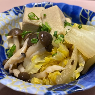 簡単！高野豆腐と白菜の煮物